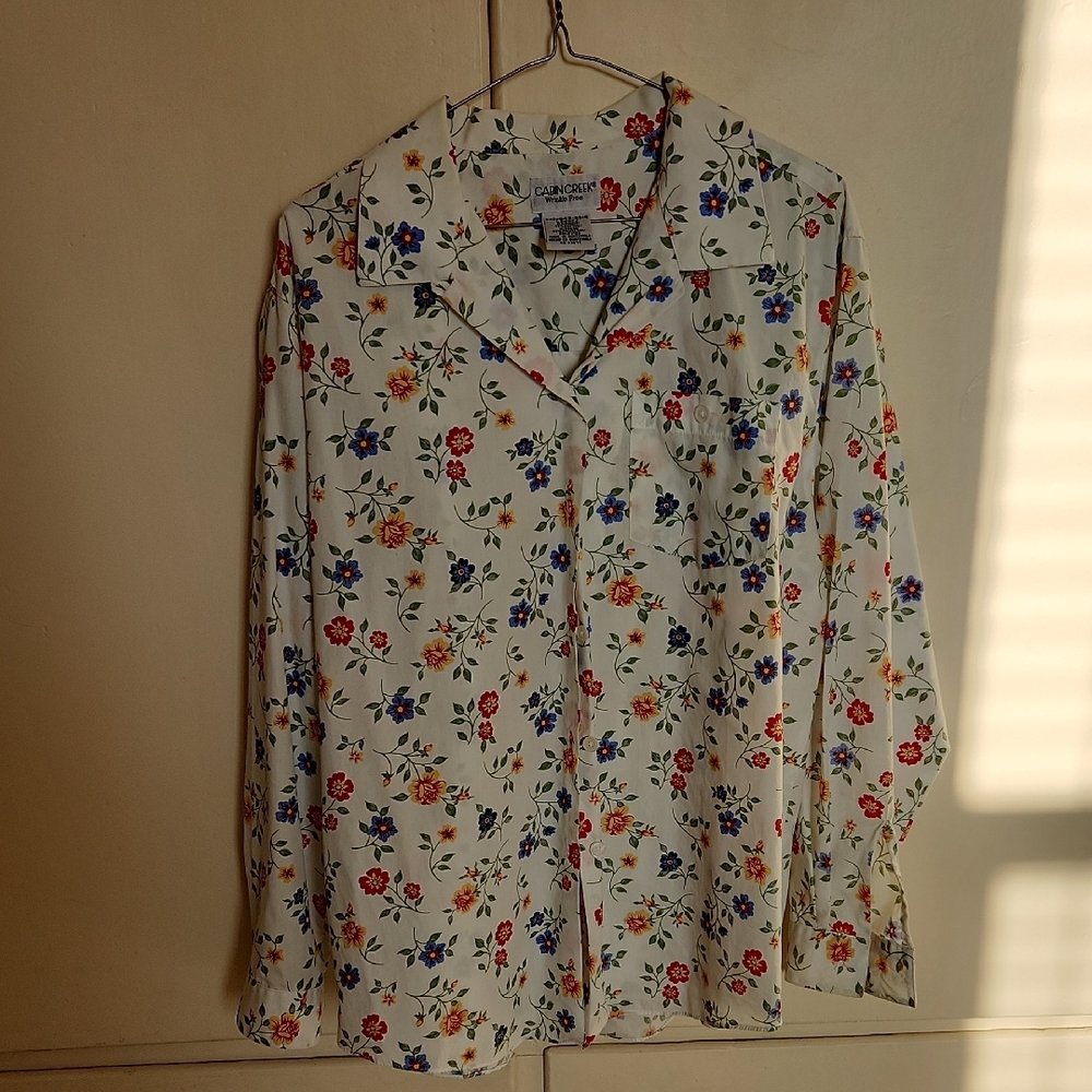 Floral Button-Up Shirt